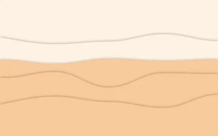 Apricot Modern Tonal Sheets — light beige and orange papercut background