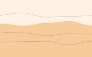 Apricot Modern Tonal Sheets II — light beige and orange papercut background, variation II