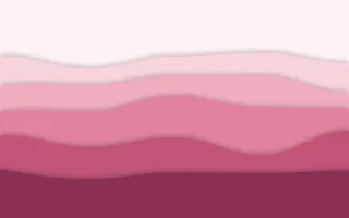 Blush Ribbon III — light red and pink papercut background, variation III