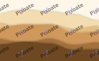 Desert Dune Layers Deep II — light beige, orange and brown papercut background, variation II