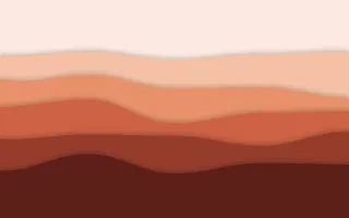 Ember Ridge — light orange and red papercut background