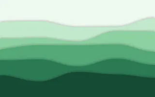 Emerald Vale — light green papercut background