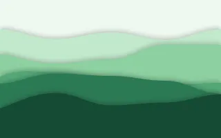Emerald Vale Deep III — light green papercut background, variation III