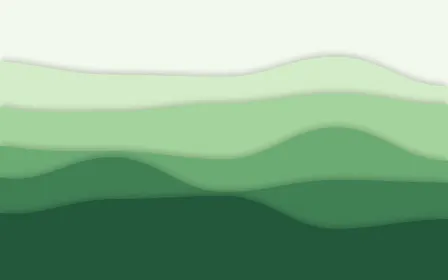 Fern Gully Layers — light green papercut background