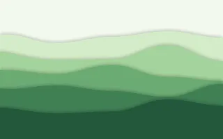Fern Gully Layers III — light green papercut background, variation III
