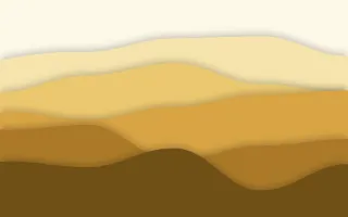 Golden Terraces Deep — light beige, gold and brown papercut background