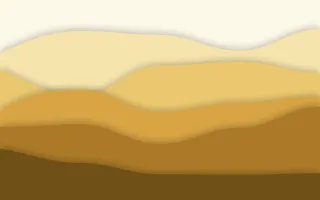 Golden Terraces Deep II — light beige, gold and brown papercut background, variation II