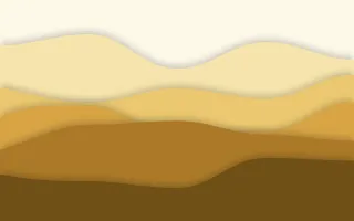 Golden Terraces Deep III — light beige, gold and brown papercut background, variation III