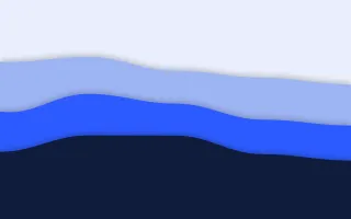 Klein Bold Sheets II — colourful blue and white papercut background, variation II