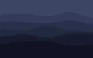 Midnight Depth — dark blue and black papercut background