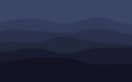 Midnight Depth — dark blue and black papercut background