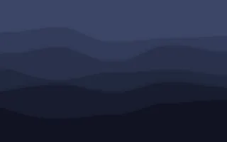 Midnight Depth II — dark blue and black papercut background, variation II