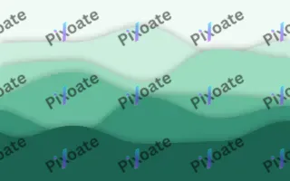 Mint Morning Deep — light green and teal papercut background
