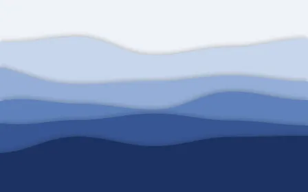 Navy Fold — light blue papercut background