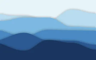Ocean Strata Deep II — light blue papercut background, variation II