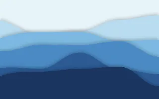 Ocean Strata Deep III — light blue papercut background, variation III
