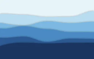 Ocean Strata III — light blue papercut background, variation III
