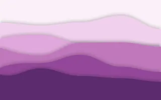 Orchid Mist Deep III — light pink and purple papercut background, variation III