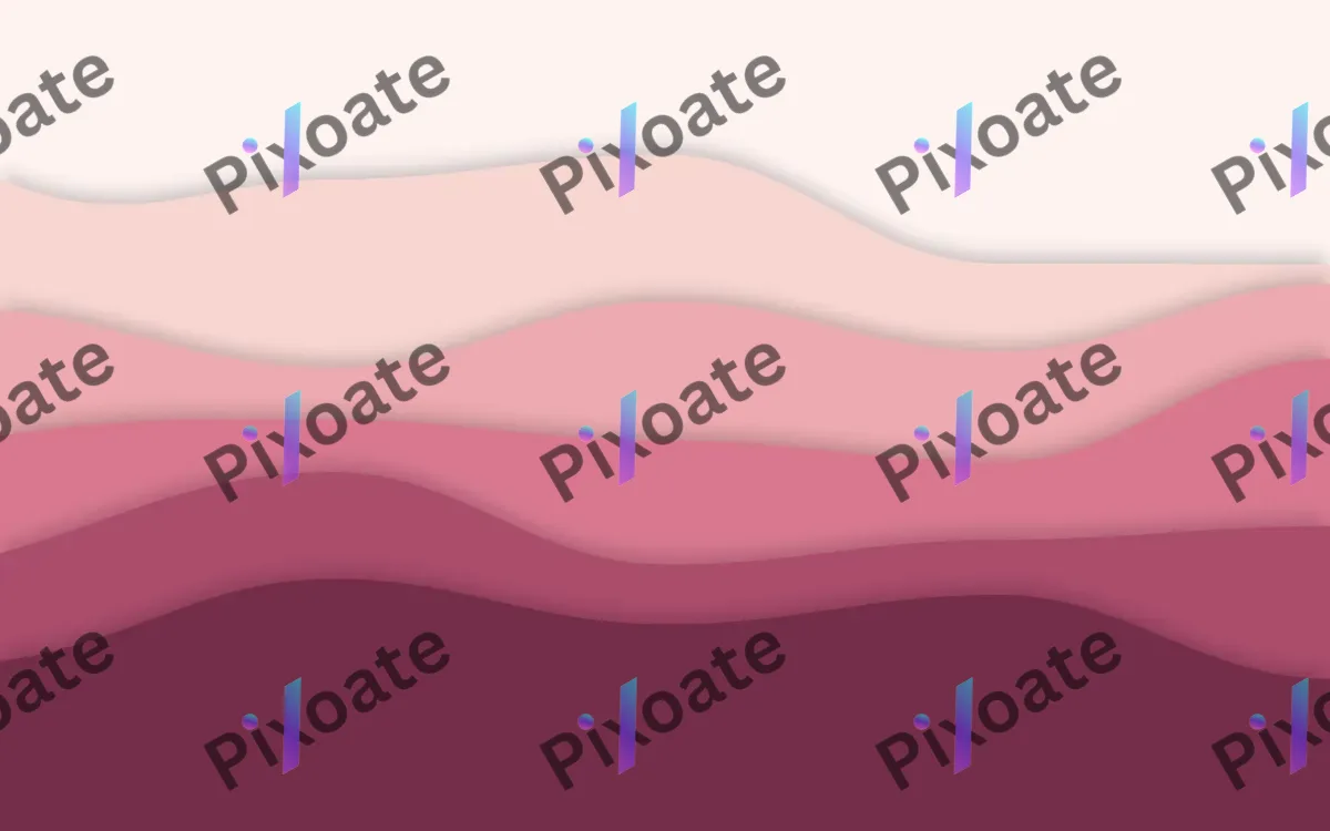 Rosewood Layers — light red and pink papercut background