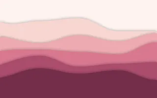 Rosewood Layers — light red and pink papercut background