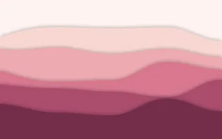 Rosewood Layers III — light red and pink papercut background, variation III