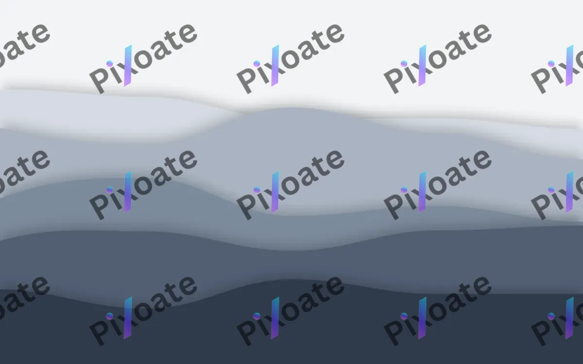 Slate Strata Deep — light grey and blue papercut background