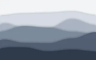 Slate Strata Deep II — light grey and blue papercut background, variation II