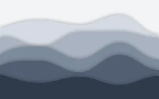 Slate Strata Deep III — light grey and blue papercut background, variation III