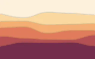 Sunset Sheets — light orange and pink papercut background
