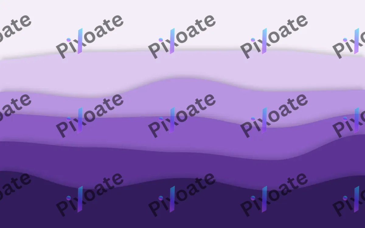 Violet Dusk Layers — light purple papercut background