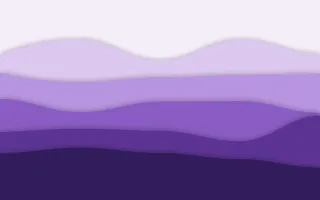Violet Dusk Layers III — light purple papercut background, variation III