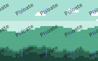 Pixel Mint Vale II — light teal and green pixel background, variation II