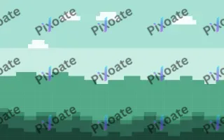 Pixel Mint Vale III — light teal and green pixel background, variation III