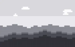 Pixel Mono — light grey pixel background