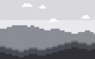 Pixel Mono III — light grey pixel background, variation III