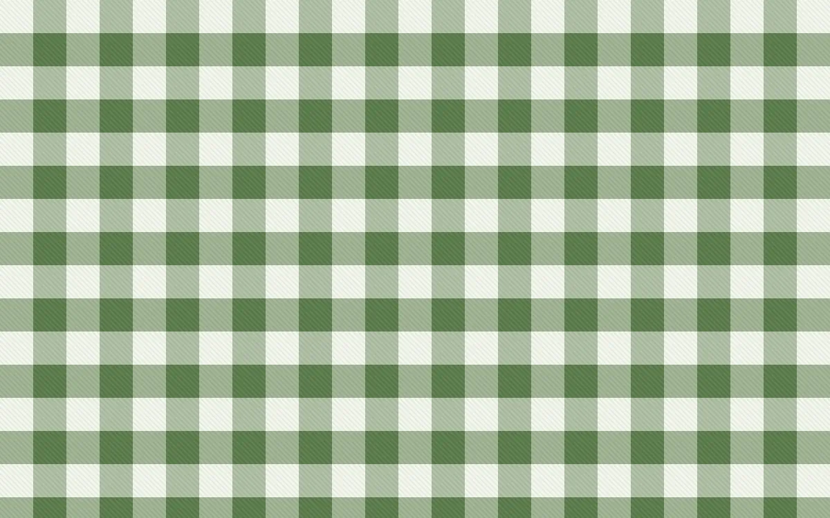 Bamboo Mist Check — light white and green plaid background