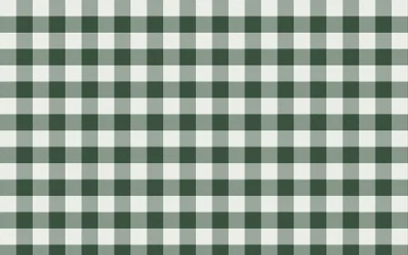 Bavarian Forest Check — light white and green plaid background