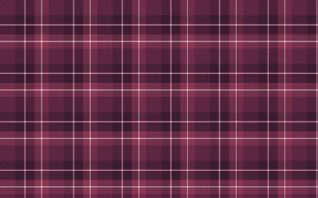 Berry Orchard Tartan — dark pink plaid background