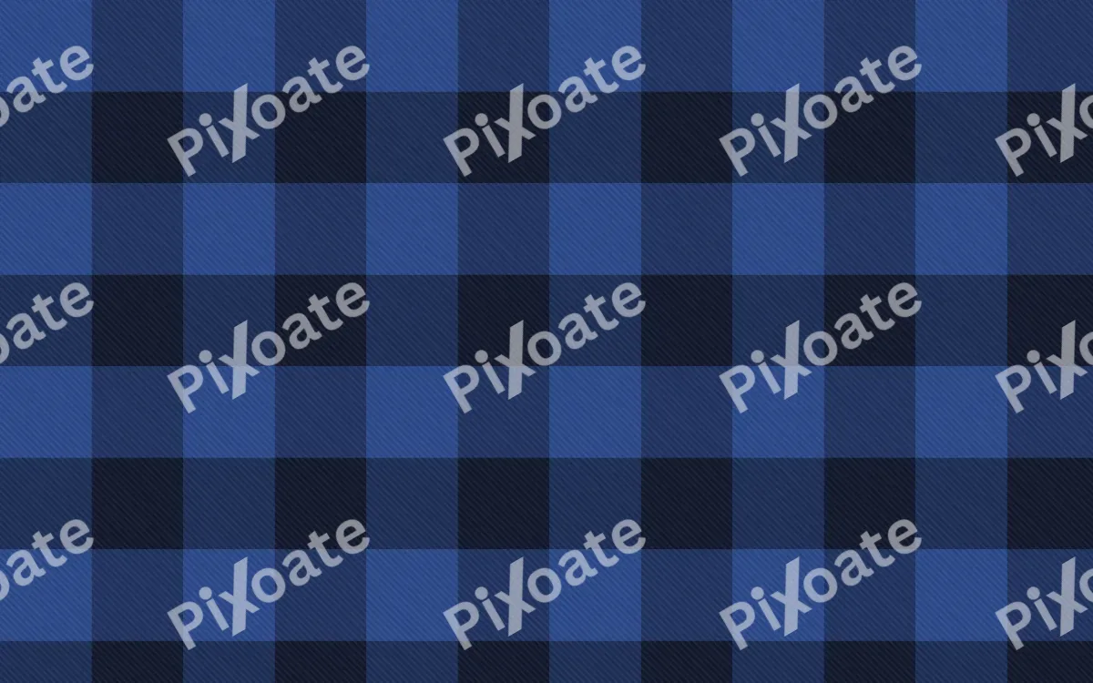 Cobalt Buffalo Check — dark blue plaid background