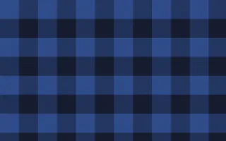Cobalt Buffalo Check — dark blue plaid background