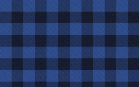 Cobalt Buffalo Check — dark blue plaid background