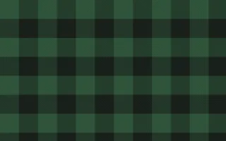 Forest Buffalo Check — dark green and black plaid background