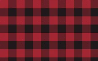 Red Buffalo Check — dark red and black plaid background