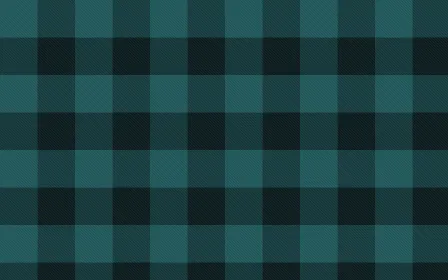 Teal Buffalo Check — dark teal and black plaid background