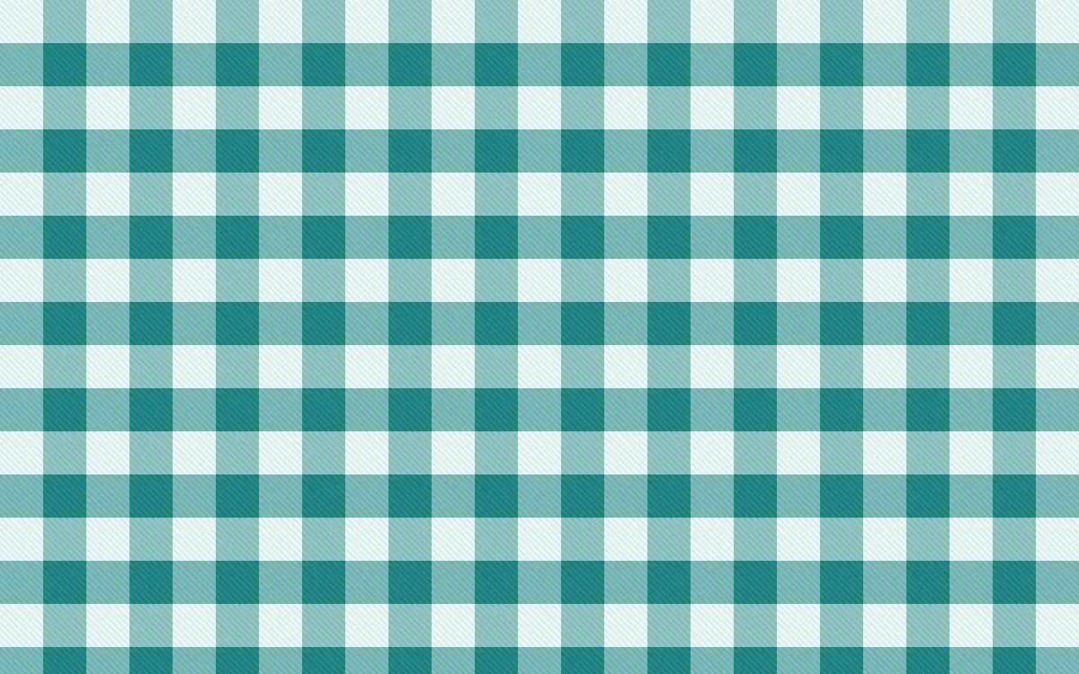 Cancún Surf Check — light teal plaid background