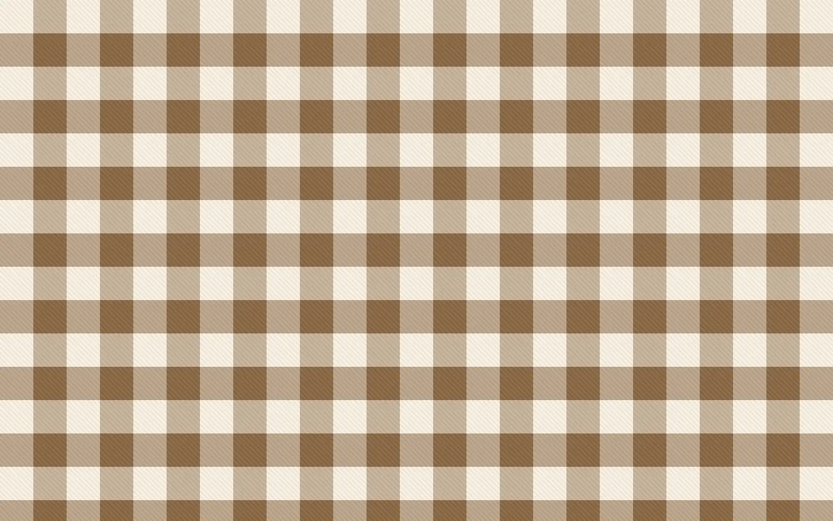 Chai Cream Check — light beige and brown plaid background