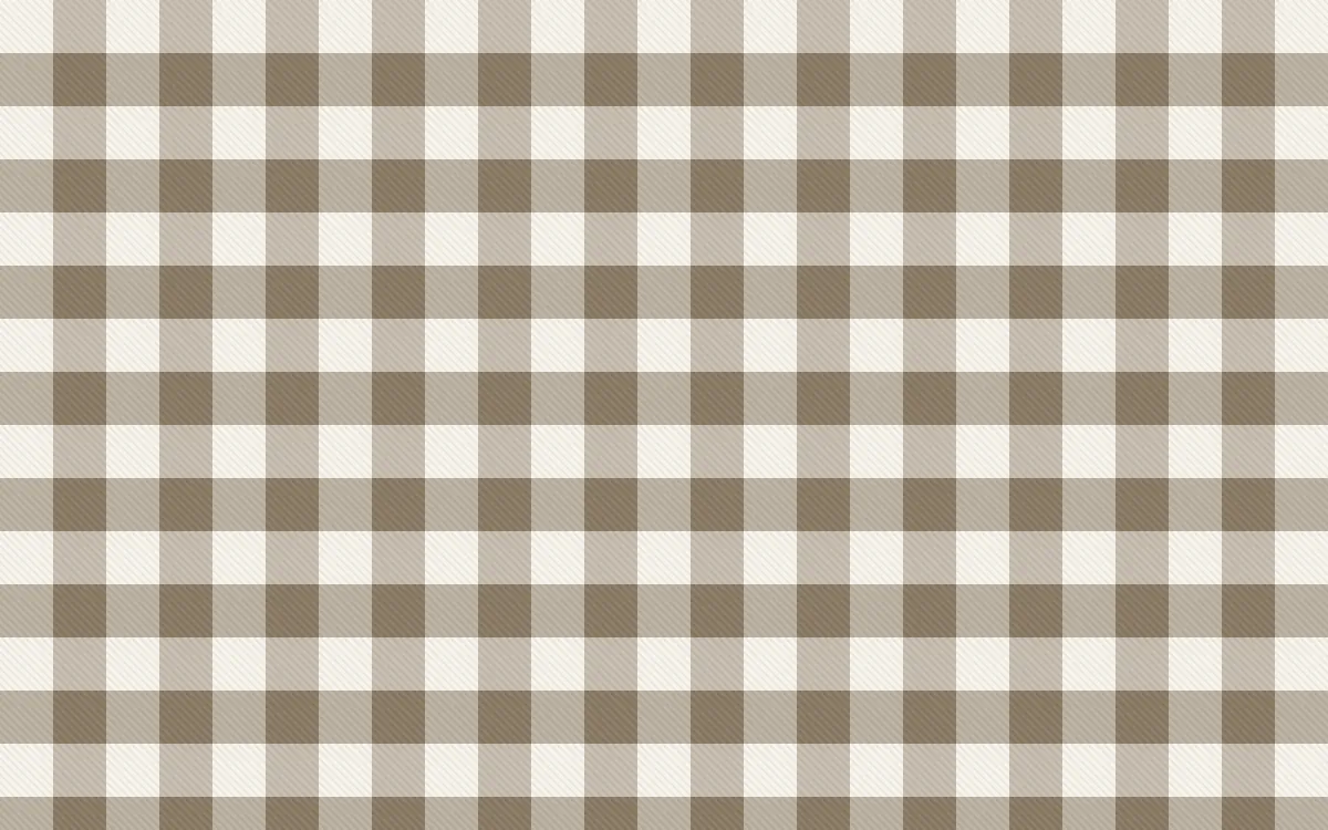 Copenhagen Hygge Check — light white and orange plaid background
