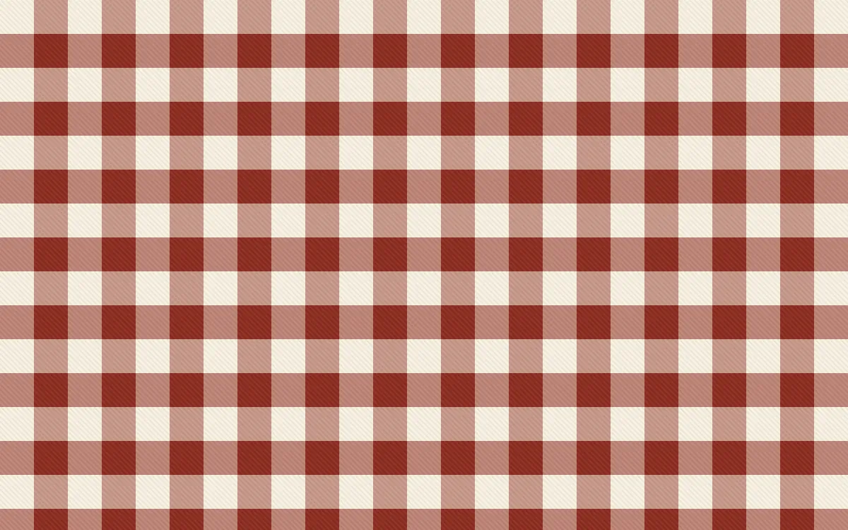 Cusco Weave Check — light beige and red plaid background