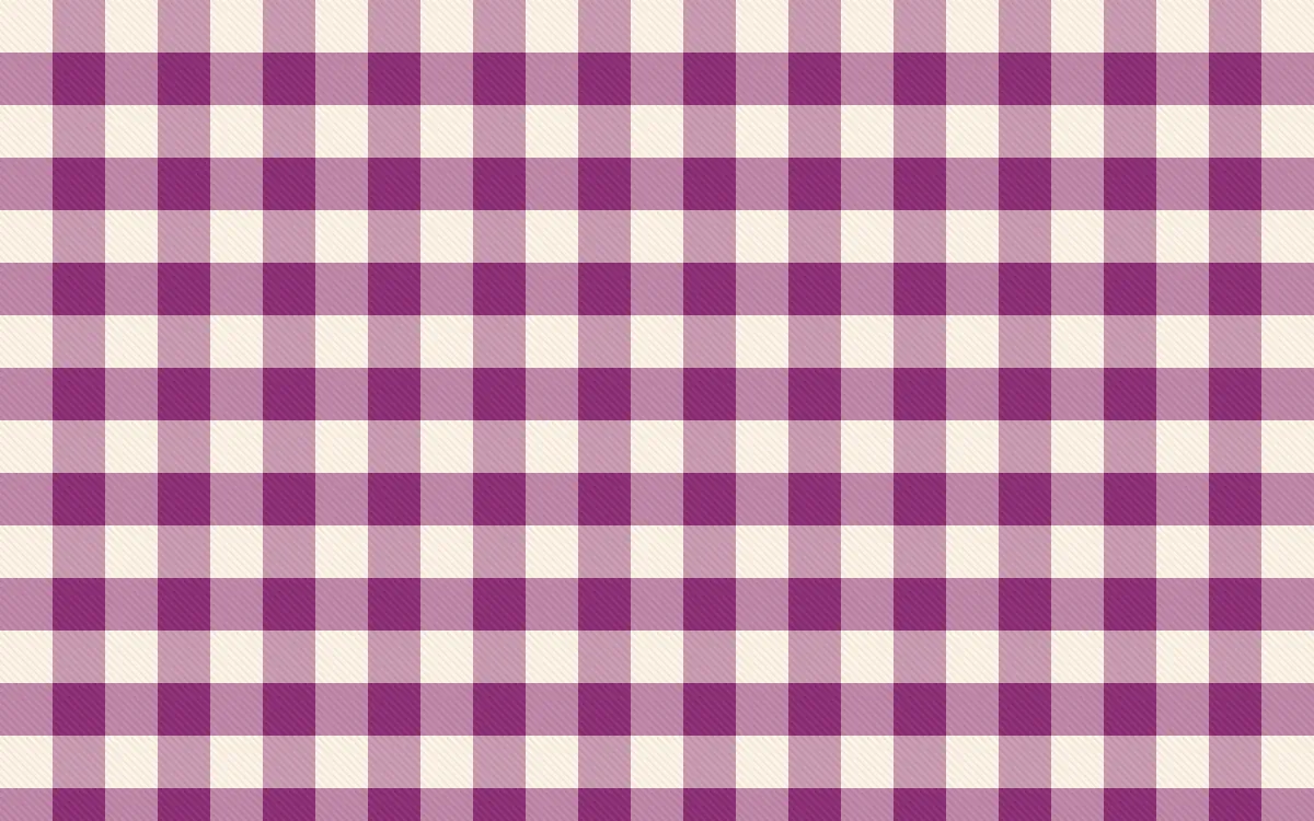 Fiesta Brava Check — light white and pink plaid background