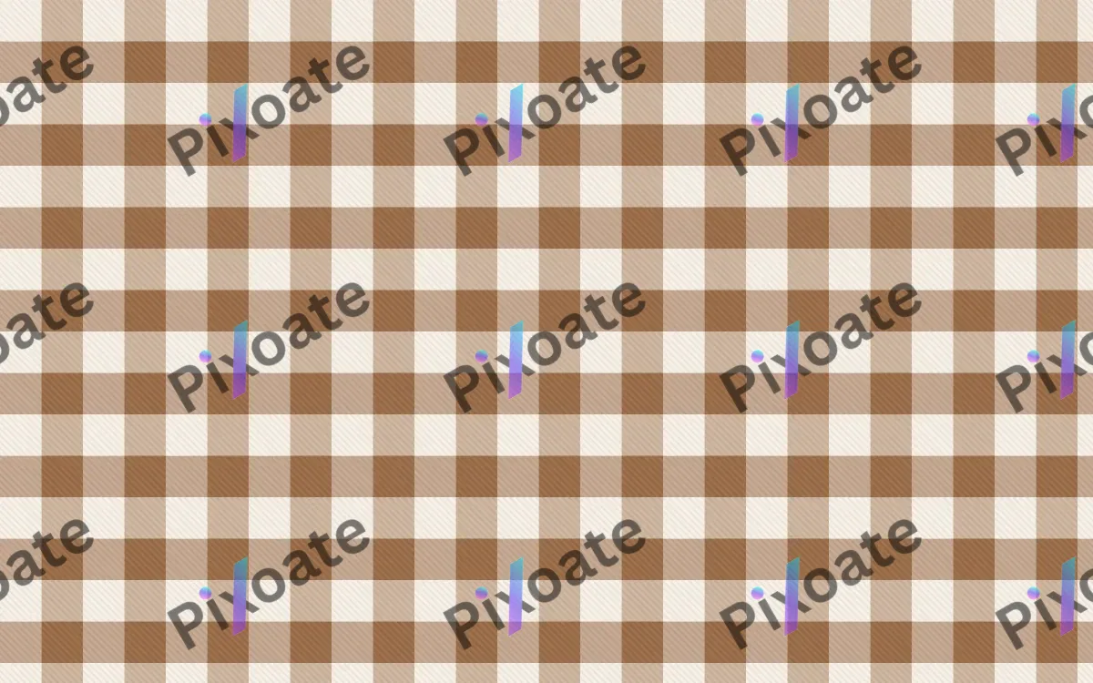 Cocoa Gingham — light beige and orange plaid background